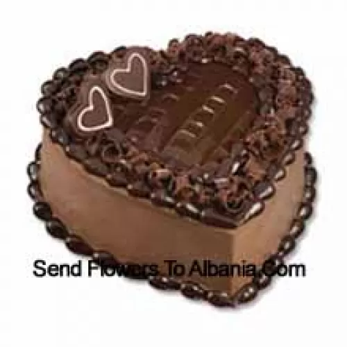 Gâteau au chocolat en forme de cœur de 1 kg (2,2 livres)